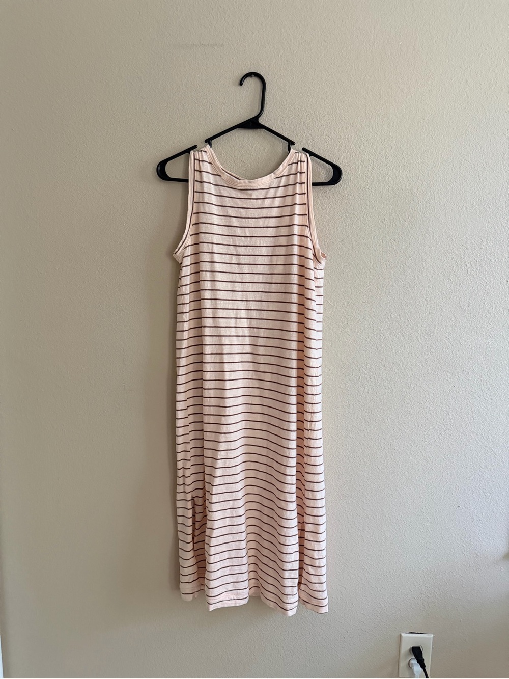 Old Navy Striped Tank Midi Dress